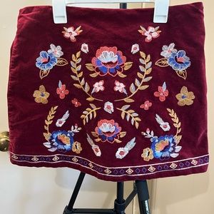 Flying tomato mini skirt